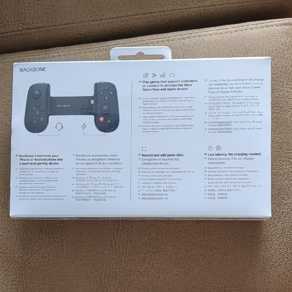 Backbone Black Handheld Gaming Console - Picture 2 of 3